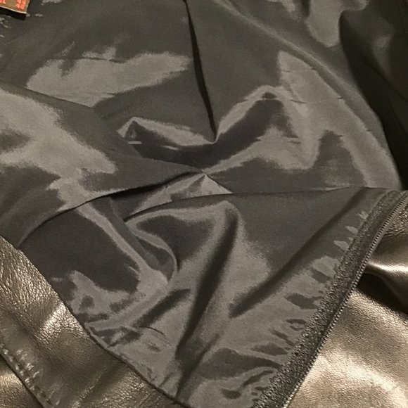 DANIER Italian Leather Boot Cut Pants - Picture 8 of 11